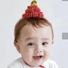 【新品未使用・即日発送】 3COINS／スリコ／鬼のウィッグ／S／節分／レッド