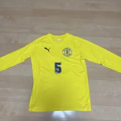 PUMA イエロー サッカーウェア M 番号5