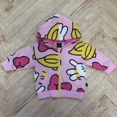 BABYDOLL キャラクター柄 ピンクパーカー 80cm
