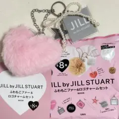 JILL BY JILLSTUART ふわもこファー&ロゴチャームセット　リボン