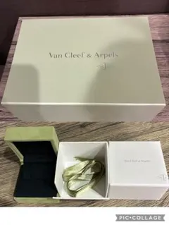 新品★ヴァンクリーフ&アーペル ネックレス用ポーチ（ソフトケース）・空箱 新品☆ヴァンクリーフ&アーペル ネックレス用ポーチ（ソフトケース