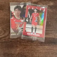 男子バレー　ウエハース　宮浦健人　レア　ノーマル