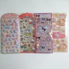 【正規品】サンリオ　ハローキティ　クロミ　シール　4枚セット