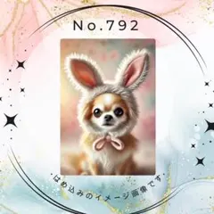 【送料無料】No.792　チワワ　　ポストカード