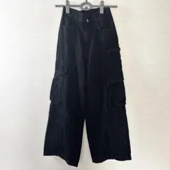 レディース GU ワイド カーゴパンツ 160cm Lサイズ
