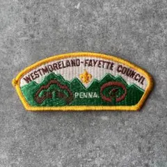 アメリカ ボーイスカウト ウエストモアランド ファイエット ショルダー ワッペン
