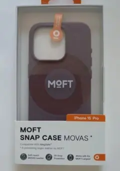 iPhone 15Pro対応 MOVAS™レザーケース（ブラックベリー）