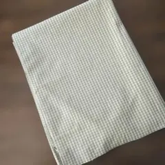 ギンガムチェック・モスグリーン・綿プリント・