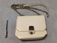 CHARLES & KEITH ベージュ ミニショルダーバッグ新品未使用タグ付き
