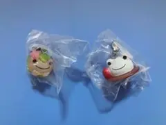 かえるのピクルス　めじるしアクセサリー和菓子　ガチャ　２種