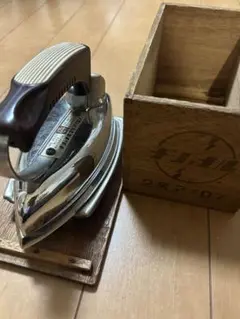 ナショナル2号アイロン 木箱付き 昭和レトロ ナショナル 2号アイロン 木箱付き - メルカリ