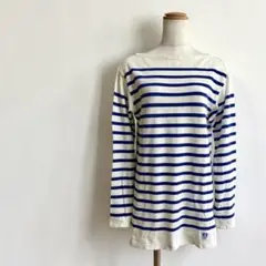 ミ*ー様 オーシバル ボートネック バスクシャツボーダーカットソー 長袖トップス