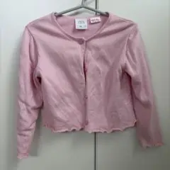 ZARA ピンク カーディガン 4-5歳