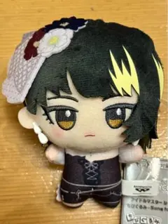 斑鳩ルカ　ぬいぐるみ　Black White ぬいぐるみクリアバック　ポーチ 斑鳩ルカ ぬいぐるみ Black White ぬいぐるみクリアバック