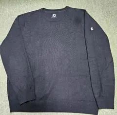 FJ 黒 セーター クルーネック XL