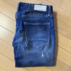 【試着のみ】THE SHOP TK ジーンズSサイズ　ブルー