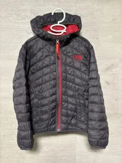 ノースフェイス キッズ120 リバーシブル 中綿ジャケット 赤/黒 学校 通学