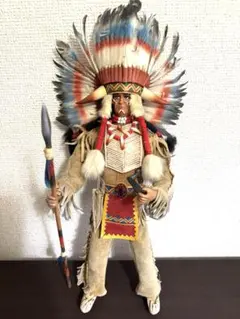 インディアンフィギュア（人形）可動します