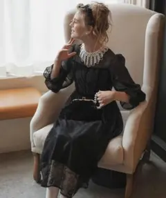 BONLECILL noir オケージョンドレス free size