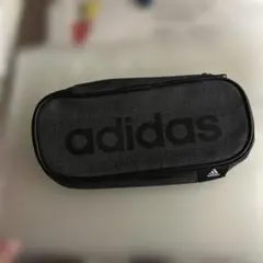 adidas 黒い筆箱 メッシュポケット付きのサムネイル