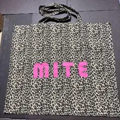 【MITE 】トートバッグ レオパード柄