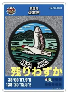 【非売品】佐渡市 マンホールカード 第6弾 新穂地区