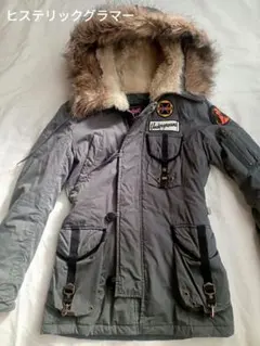 ヒステリックグラマー.N-3B黒(レディースF/メンズXS-S位/プリマロフト/肩41身幅49丈68) 2025年最新Yahoo!オークション -supreme hysteric glamour n-3bの