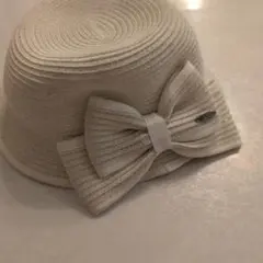 メゾピアノ　麦わら帽子　50cm〜52cm