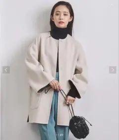 2025年最新】united arrows バイカラーリバーミドルコートの人気