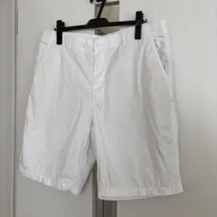 UNIQLO ホワイト ショートパンツ L