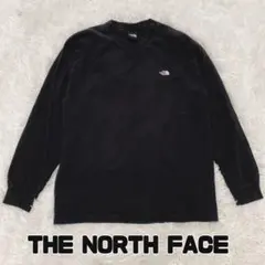定番 ザノースフェイス ワンポイントロゴ 長袖　Tシャツ　黒 NT82135