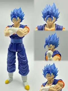 S.H.Figuarts用スーパーサイヤ人ブルー進化　ベジット　ヘッドパーツ S H Figuarts用 スーパーサイヤ人 ベジット ヘッドパーツセット