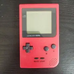 ゲームボーイポケット本体　レッド