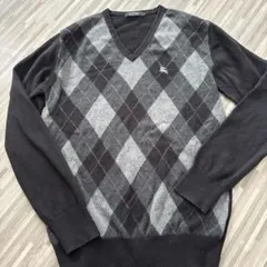 アーガイルニット