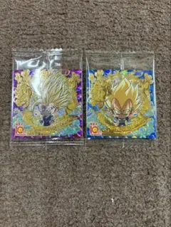 ドラゴンボール 超戦士シールウエハース超 激闘の記憶　10thレア 2枚セット