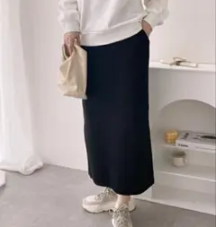 リブスカート4L　セルフカット可