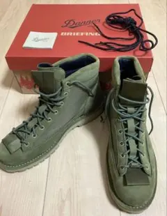中古BRIEFING GOLF DANNER コラボレーション　シューズ 中古BRIEFING GOLF DANNER コラボレーション シューズ