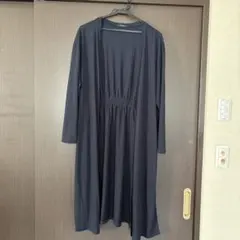 Le souk ネイビー ロングカーディガン F