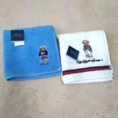ポロラルフローレン　タオルハンカチ２枚セット