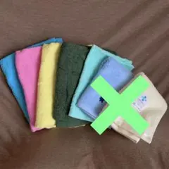 フェイス・ウォッシュカラータオル　5枚セット