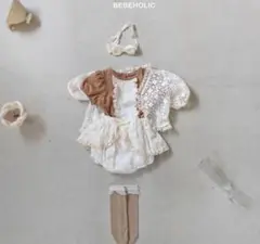 BEBEHOLIC フリル付き花柄ブルマ 70～80