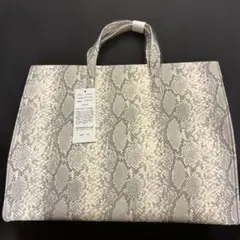 STELLA McCARTNEY パイソン柄 トートバッグ キャンバス - メルカリ