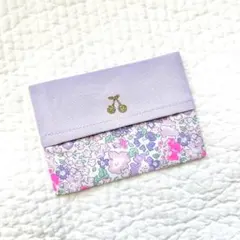 ミニティッシュケース　リバティ（ミシェルネオン）使用　ハンドメイド