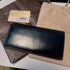 GANZOシンブライドル長財布　ギャランティカード・保存袋付き