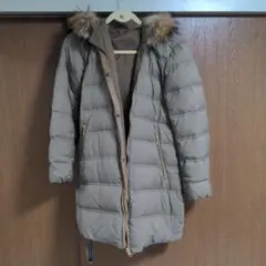 ドゥーズィエムクラス＊ファー付きロング丈ダウンジャケット