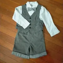 グレー セレモニースーツ ショートパンツ 95cm