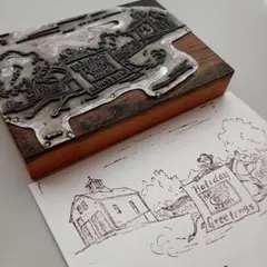 レディキロワット ヴィンテージ メタルスタンプ プリントブロック