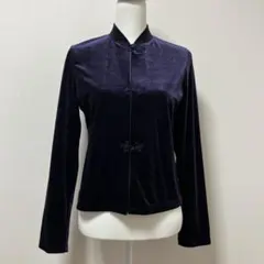 日本製　JJA ファイブフォックス　チャイナ　ヴィンテージ　ベロア　秋　冬