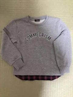 COMME CA ISM グレー トレーナー 130 新品未使用