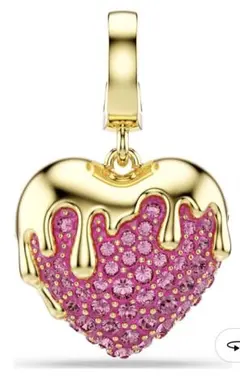 スワロフスキー ハート型チャーム Idyllia Charm